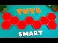 ТЕХНОЛОГИИ БУДУЩЕГО ! Tuya Smart RGB - Умный Модульный  Светильник Соты .