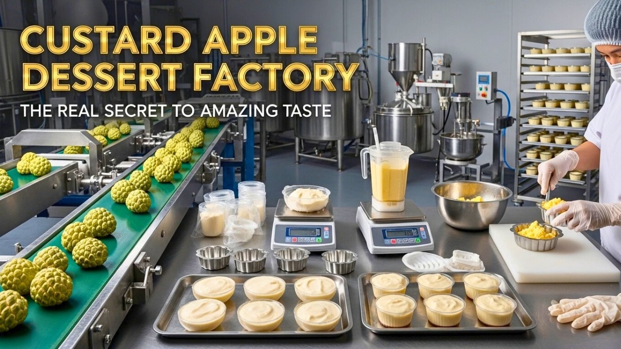 The REAL Reason Custard Apple Factories Produce Amazing TASTING Desserts