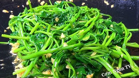 Tuyệt chiêu làm món rau lang xào tỏi xanh mướt, giòn ngon