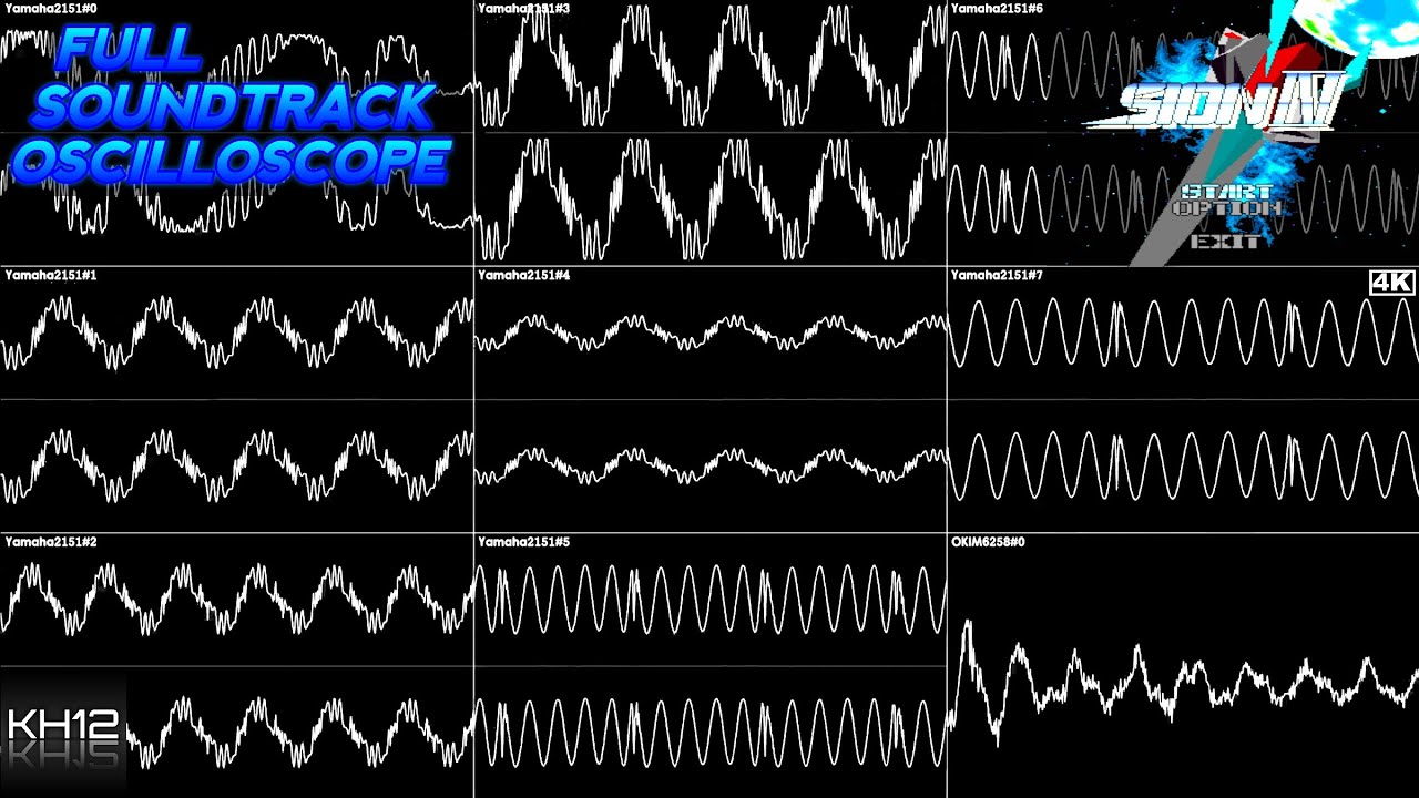 Sion 4 Sharp X68000 Full Soundtrack Oscilloscope View