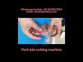 Commercial pork loin cutting machine squid flower cutting machine fish meat cutter