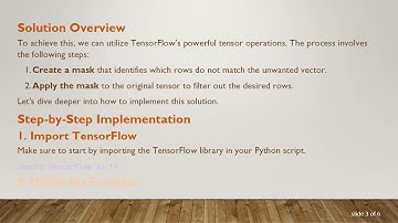Removing a Vector with a Specific Value from a Tensor in TensorFlow