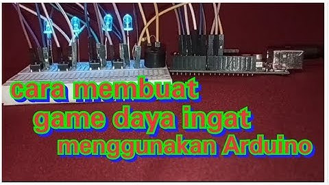 DIY  game daya ingat menggnakan Arduino