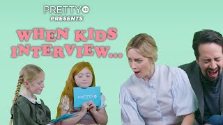 Mary Poppins And Lin-Manuel Miranda Are Interviewed By Two Kids