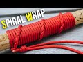 Perfect For Sticks, Tools, And Flashlights | Paracord Walking Stick Wrap