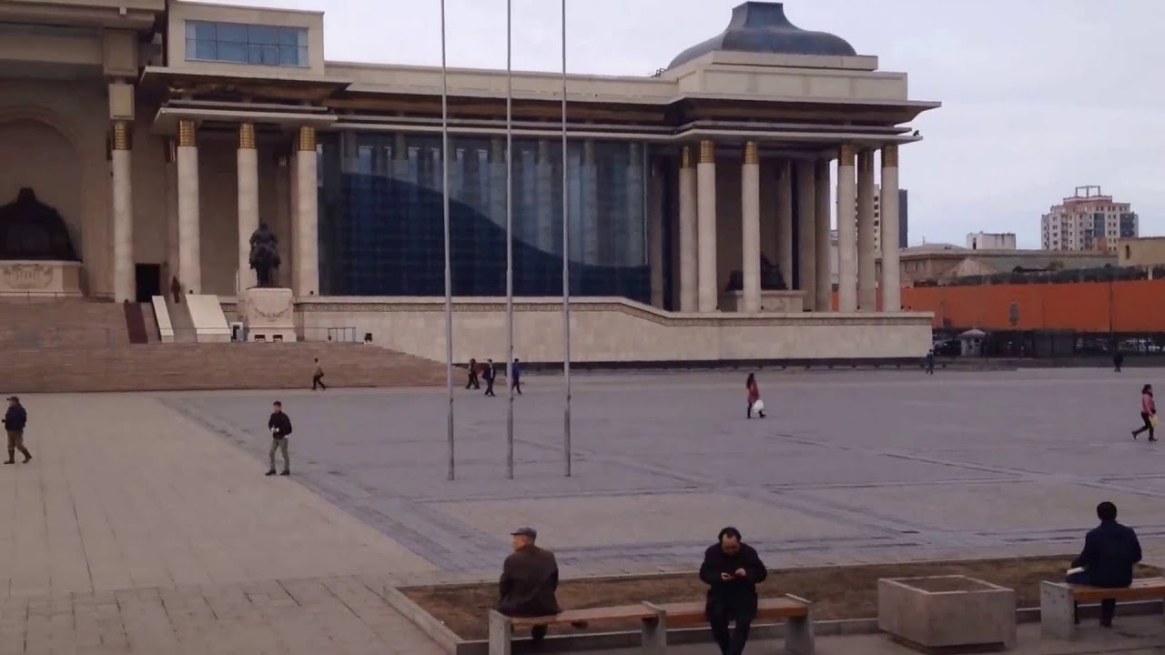 Civil defense siren test in Ulan Bator, Mongolia