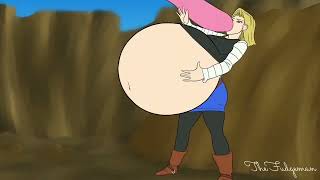 Android 18 vore animation