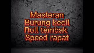 Masteran burung kecil roll tembak speed rapat