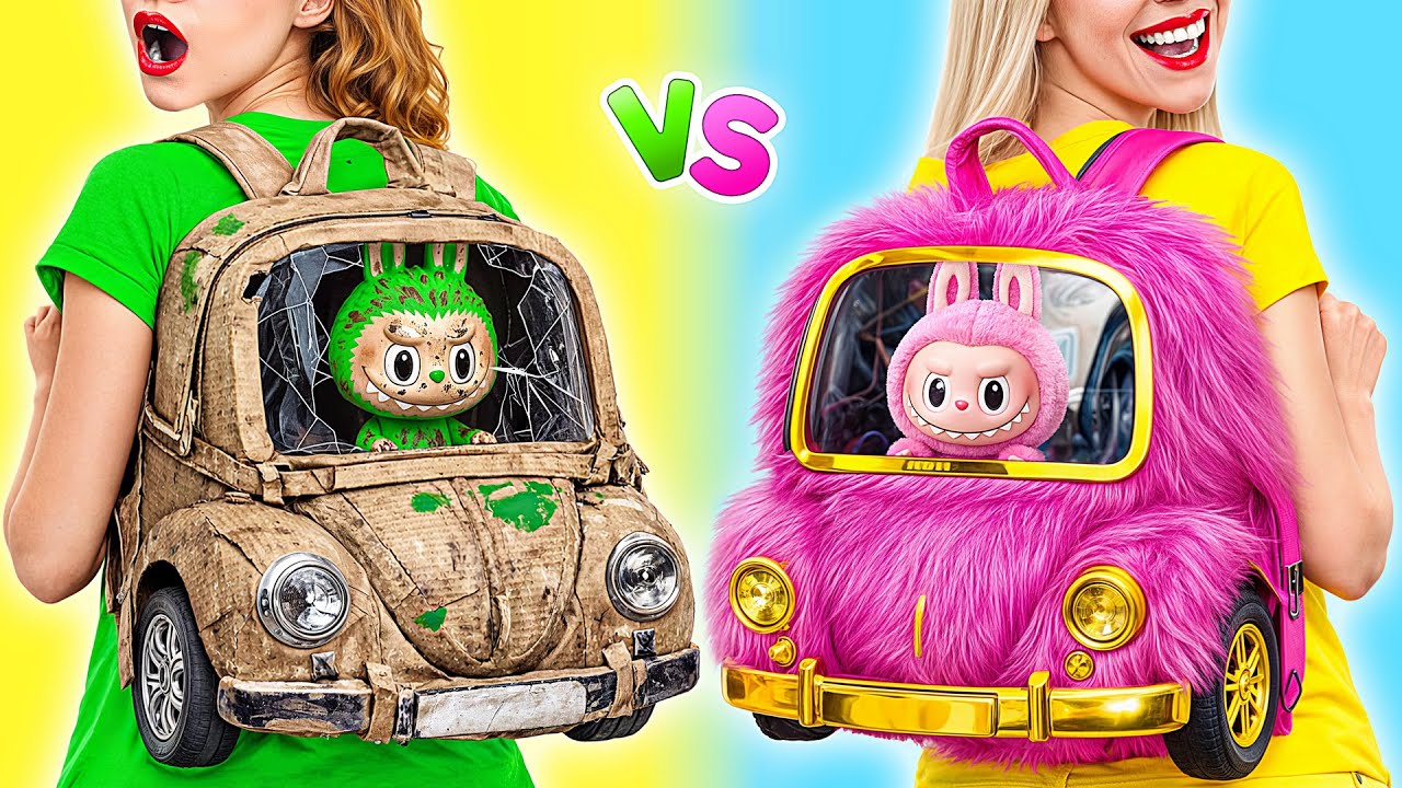 Строим Удивительный Кукольный Домик для Лабубу | Дорогой vs Дешевый Война Пранков от Multi DO Smile