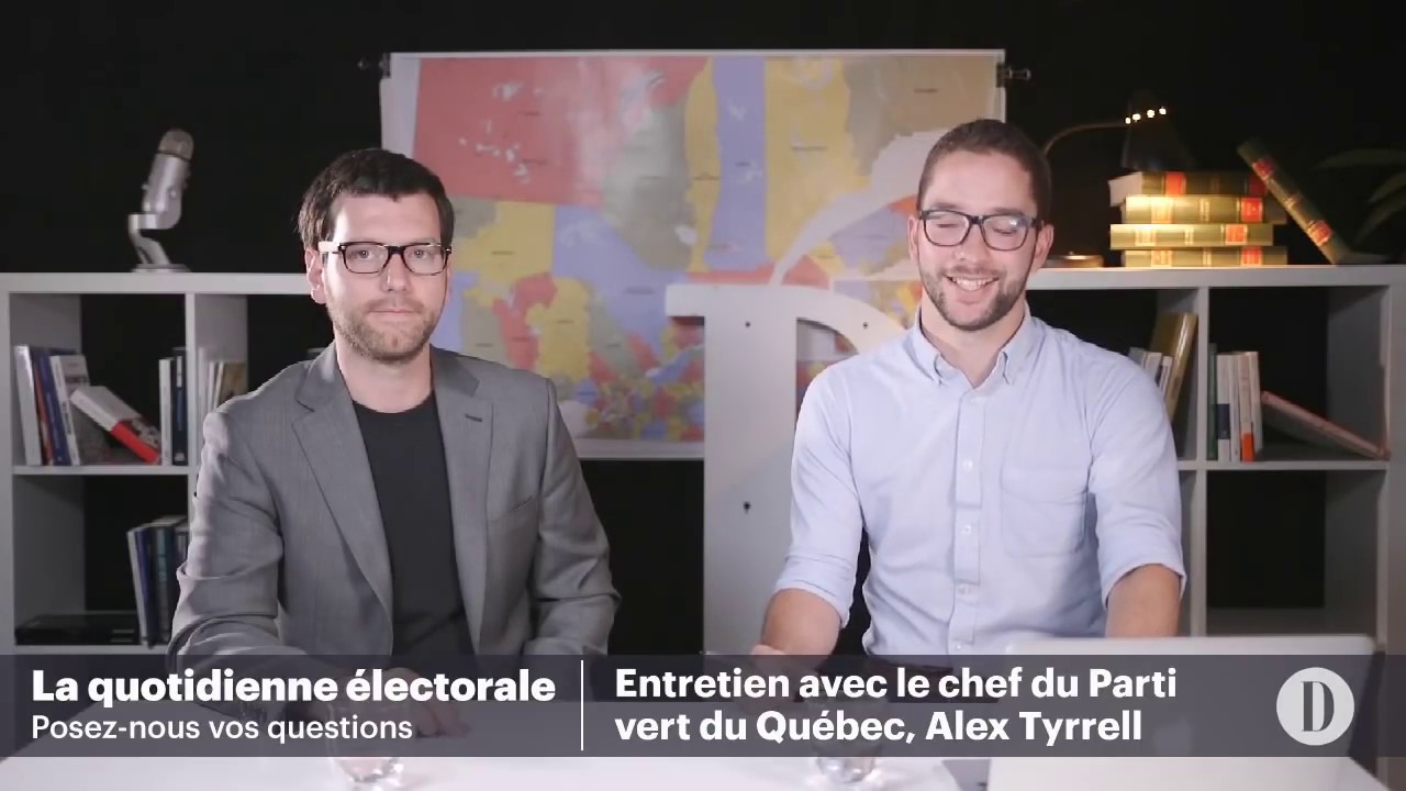 La quotidienne électorale: le Parti vert du Québec