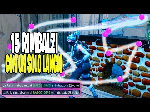 Video: Fortnite 15 Rimbalzi Di Palline Rimbalzanti: Come Ottenere Facilmente 15 Rimbalzi In Un Solo Lancio