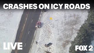 LIVE I Metro Detroit road conditions after Sunday snowstorm Wealth