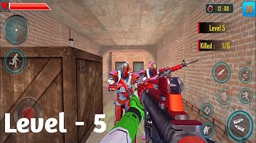 FPS Robot Shooting Games - Counter Terrorist game  | Gameplay Walkthrough Part 5