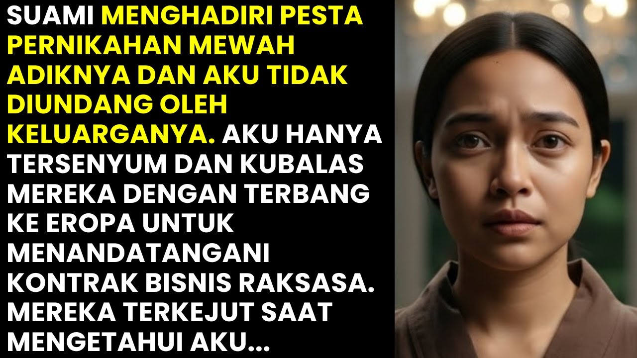 SUAMI HADIR DI PESTA MEWAH ADIKNYA DAN AKU TIDAK DIUNDANG OLEH KELUARGA - KUBALAS MEREKA DENGAN...