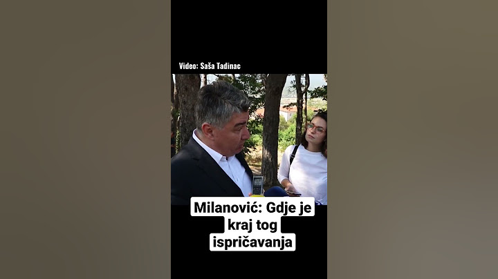 Predsjednik Milanović: Gdje je kraj tog ispričavanja