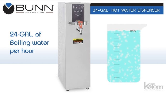 Bunn 45300.0008 H3X Element 3 Gallon Hot Water Dispenser - 120V, 1340W