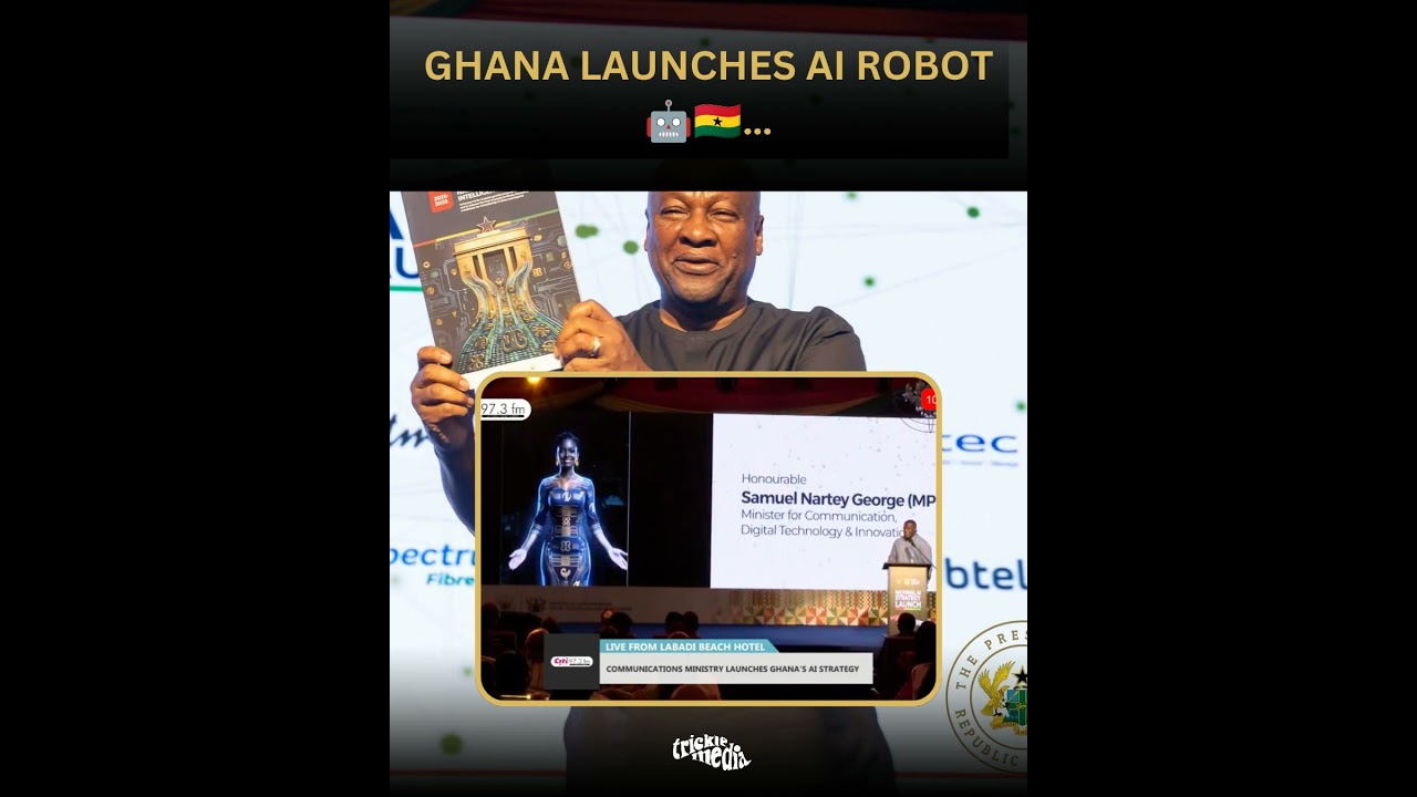 Ghana Launches AI Robot 🤖🇬🇭… But This Twi Demo Has Everyone Talking 😳