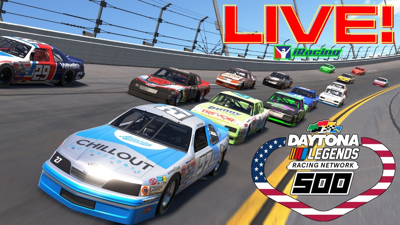 [LIVE] Legends Racing Network Daytona 500 - iRacing