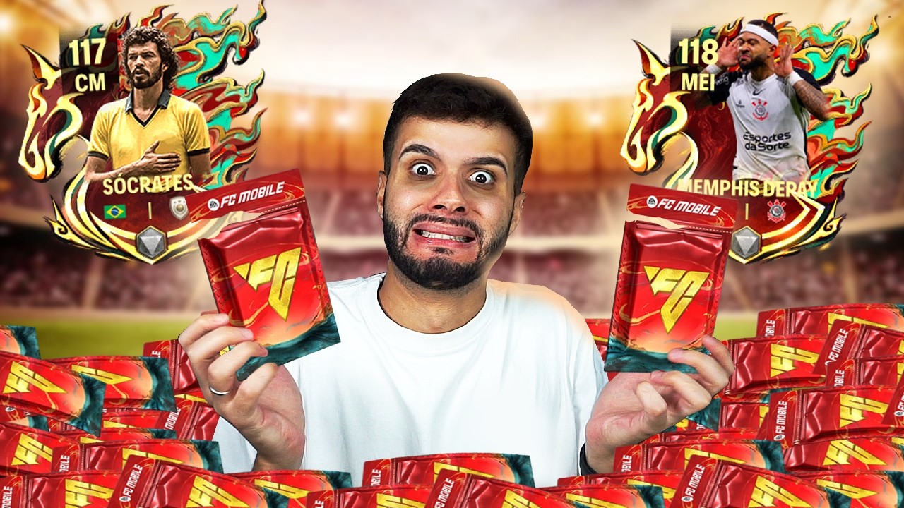 ABRI 50 PACKS ATRÁS DO MELHOR MEIA DO BRASILEIRÃO NO FC MOBILE!