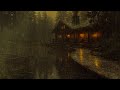 Rain and Thunder Sounds for Sleeping 🌧️ Dark Forest Night Ambience