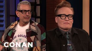 Jeff Goldblum \& Conan Share A Hard Candy | CONAN on TBS