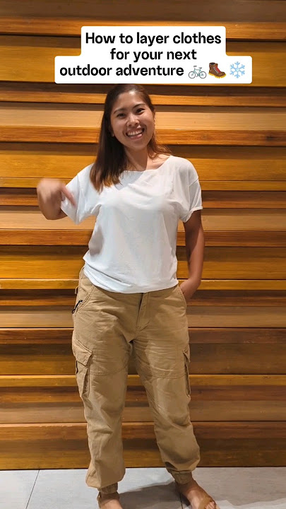 How to layer clothes for your next outdoor adventure 🥾🎒 #hiking #packinglist #columbiaph