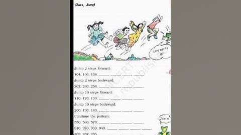 Class 3 ( Maths) 7/8/21 ( Class, jump)