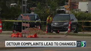 Detour complaints lead to changes in Saginaw