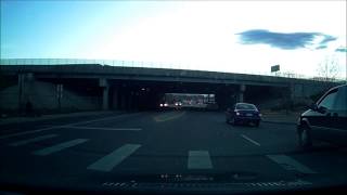 Driving Dash Cam Revving Engine Bmw