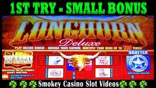 Longhorn Deluxe Slot Machine Small Bonus - First Try screenshot 2
