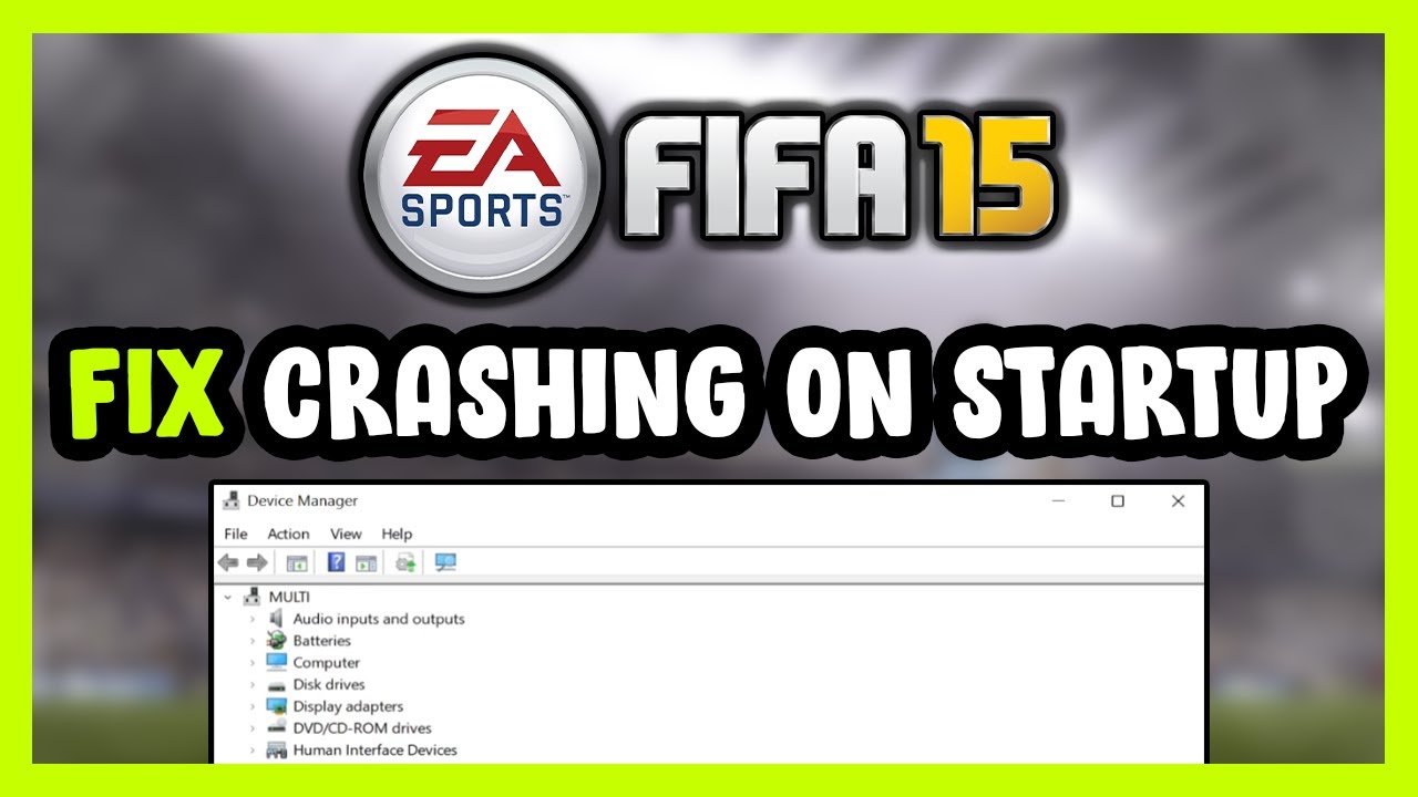 Как исправить сбои FIFA 15 при запуске!