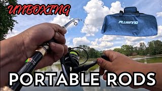 GIANT CARP COUGHT ON A TELESCOPIC ROD | TRAVELING ROD REVIEW