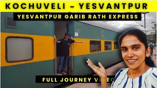 Travelling on 12258: Yesvantpur Garib Rath Express | Kochuveli To Yesvantpur #indianrailways