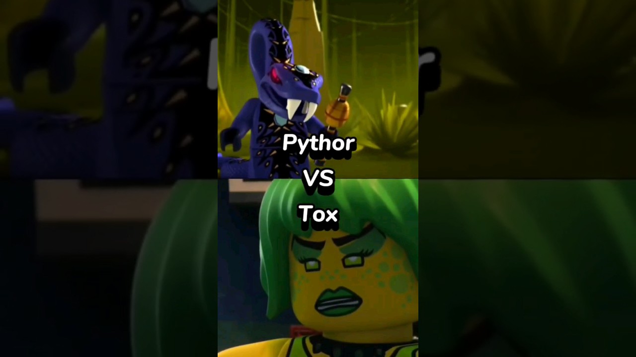 ninjago heroes vs villains part 2 | pythor vs Tox 