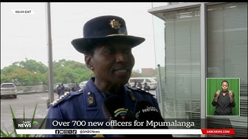 Over 700 police recruits to be deployed across Mpumalanga