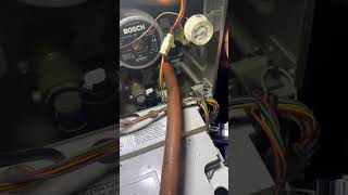 My hot water isn’t working water goes hot then cold boiler needs to be reset Worcester Bosch combi