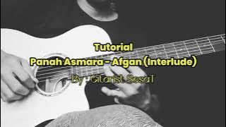 Tutorial Panah Asmara - Afgan (Interlude) By : Guitarist Sesat #subscribe #tutorial #melody