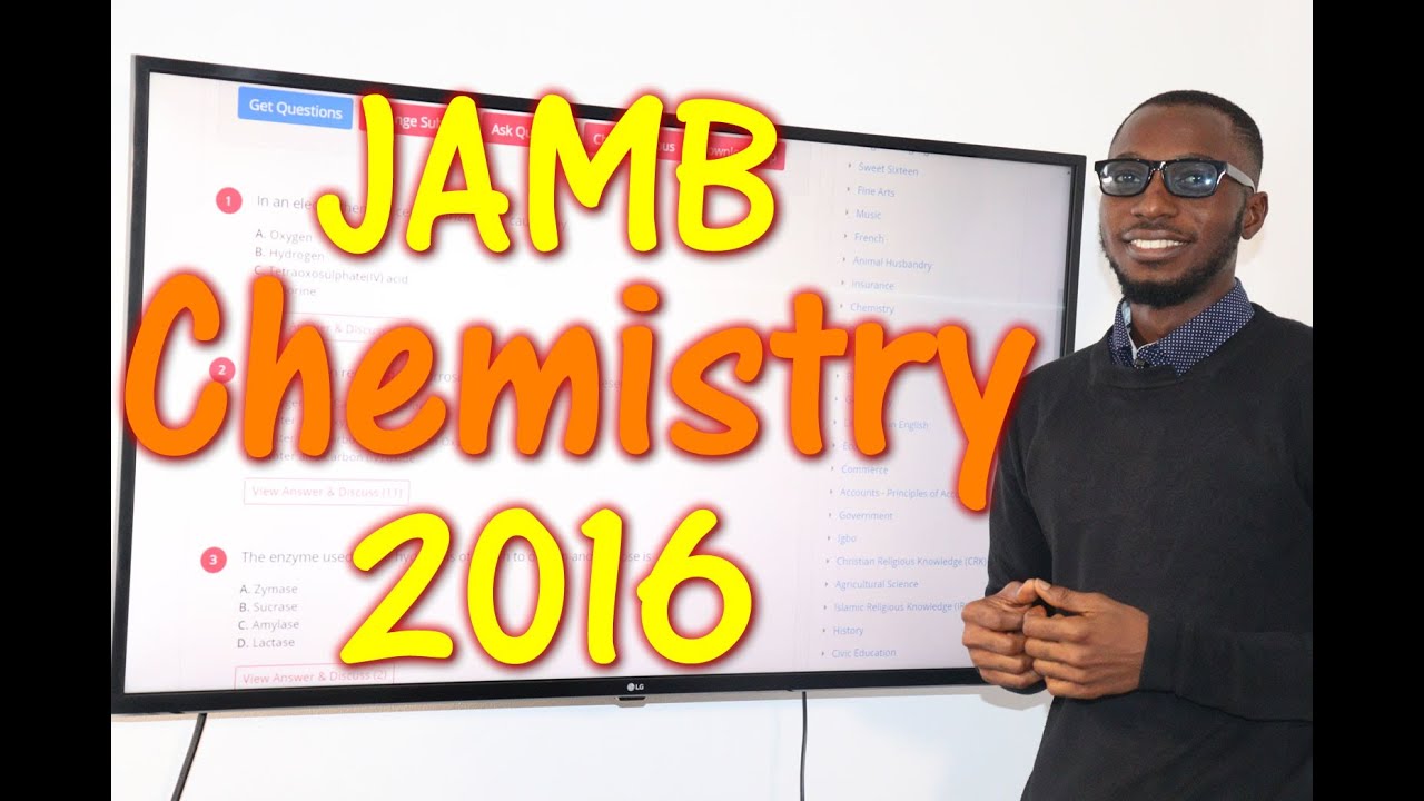 JAMB CBT Chemistry 2016 Past Questions 1 - 20