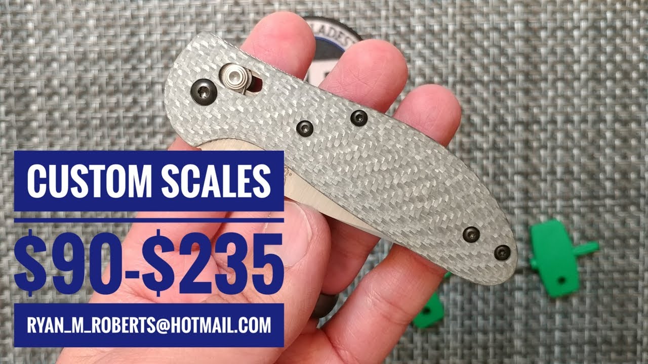 Benchmade Mini Griptilian Silver Twill Scales By Doat Death Of All Things