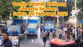 Banjir Daerah Kemang Jakarta Selatan Sabtu, 20 Februari 2021