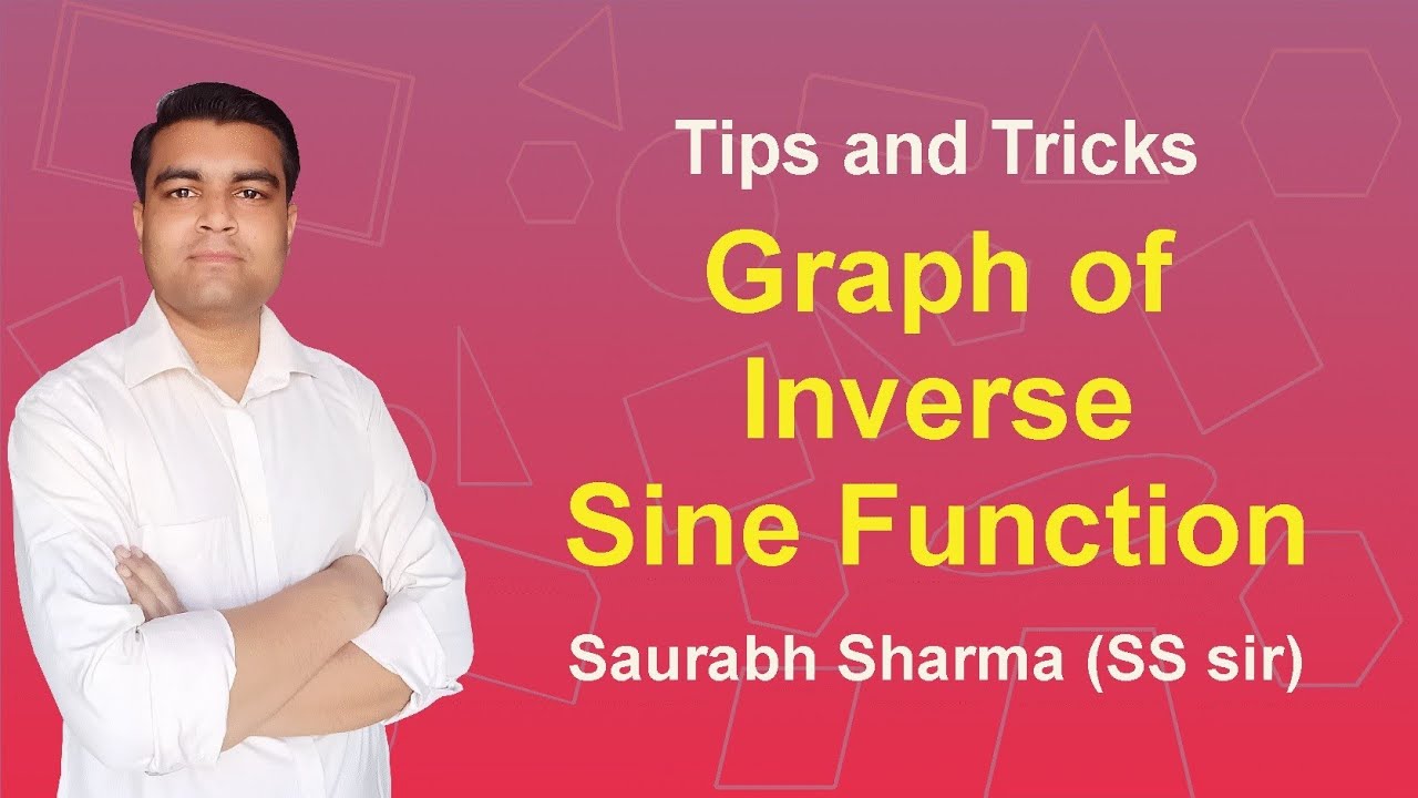 #Tips and Trick |Maths | Graph of Inverse Sine Function (प्रतिलोम sine ...