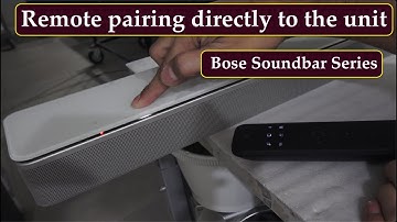 Soundbar 700 remote pairing