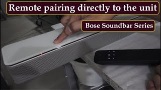 Soundbar 700 remote pairing