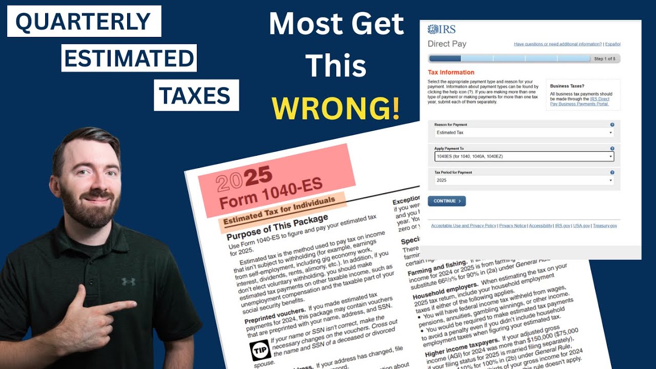 How to Pay Estimated Taxes (Avoid IRS Penalties & Overpayment) | With CPA Nick Grantham