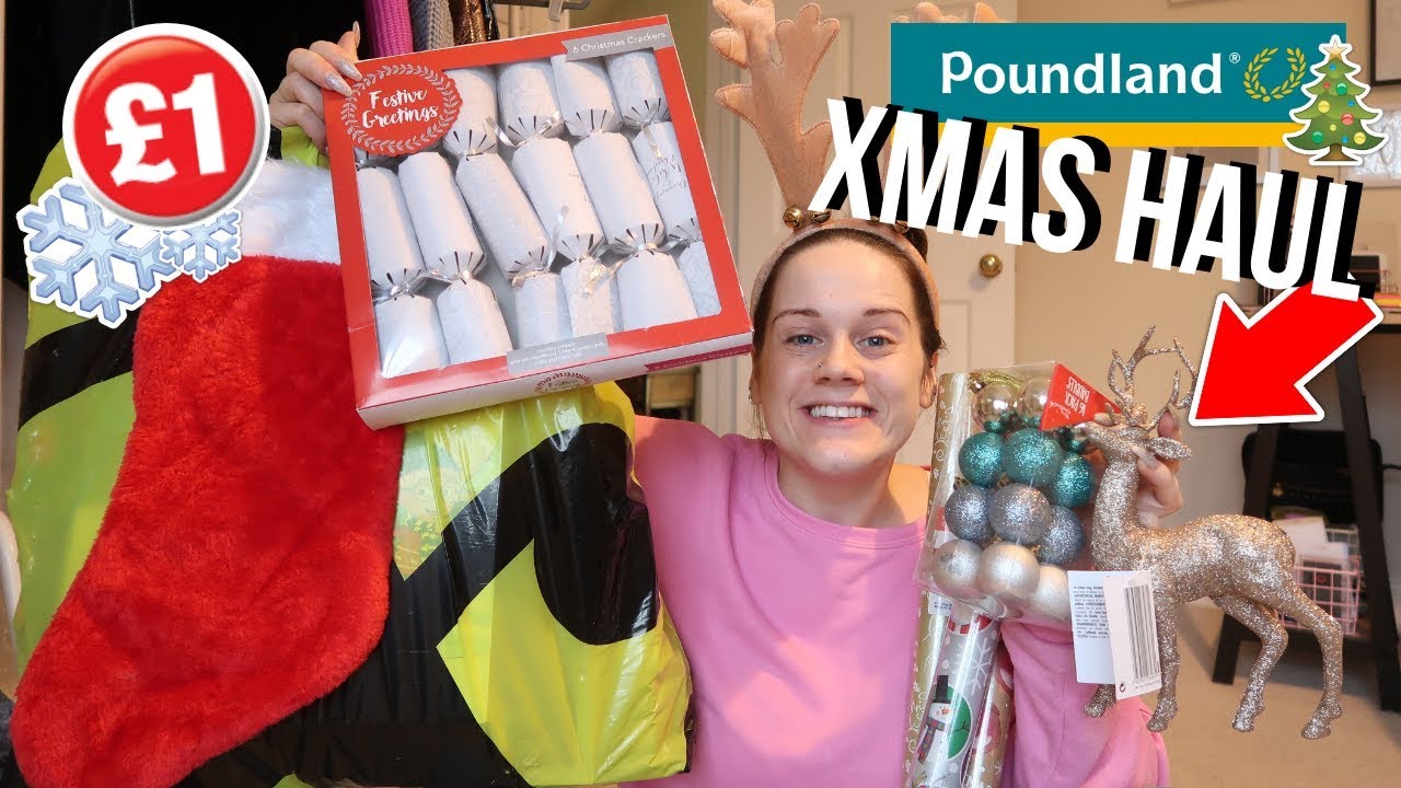 HUGE POUNDLAND CHRISTMAS HAUL! *stocking filler ideas*