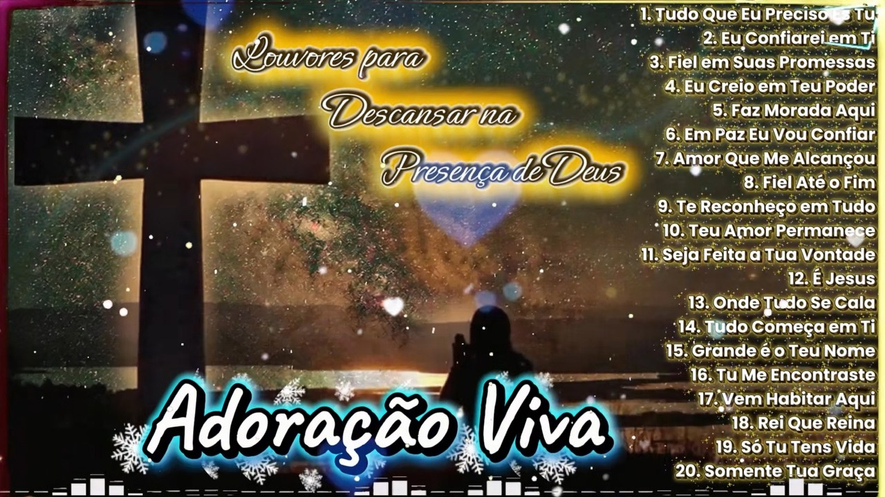 Playlist Gospel para Oração da Noite 🙏💖 Louvores que Trazem Paz e Descanso