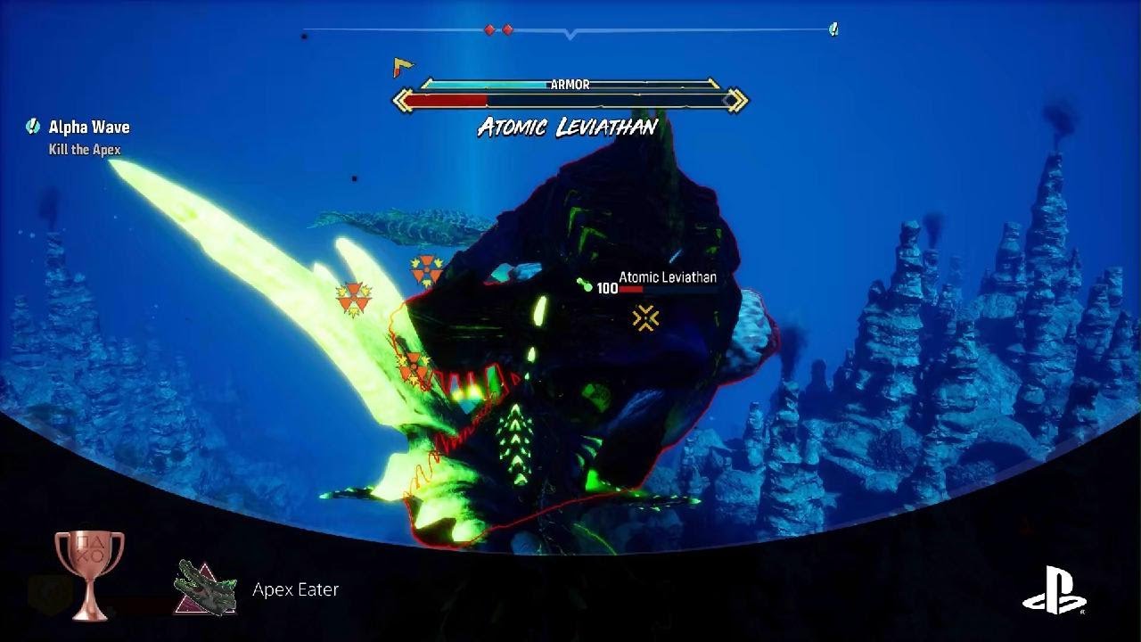 The final boss In Maneater