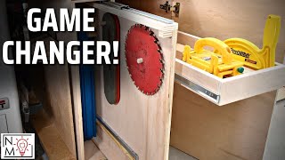 Table Saw Storage Cabinet | This Changed How I work!