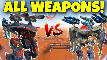 🔥 TITAN AETHER VS AO MING COMPARISON WITH ALL WEAPONS || War Robots WR Test Server ||
