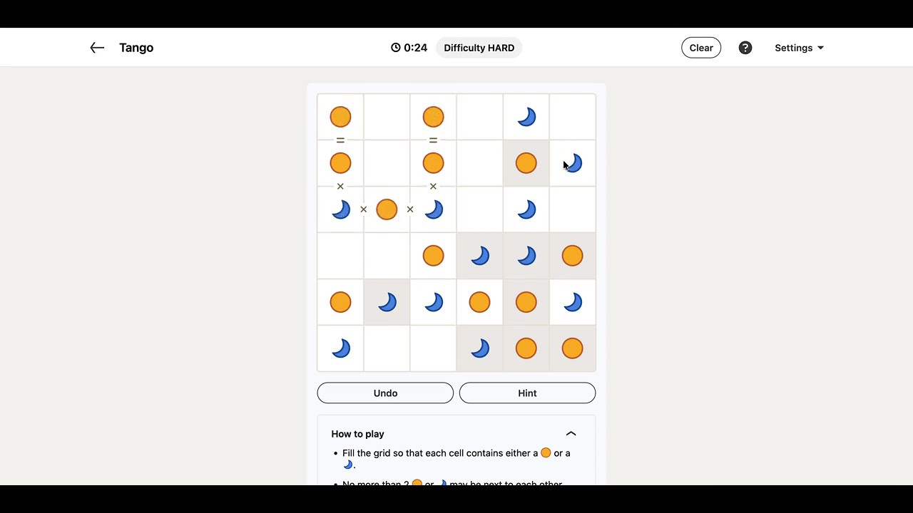 LinkedIn Tango Answer Today - Puzzle #467 | 17 January 2026